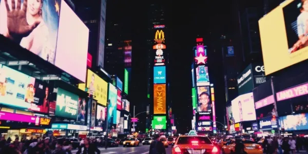 Filming in Manhattan